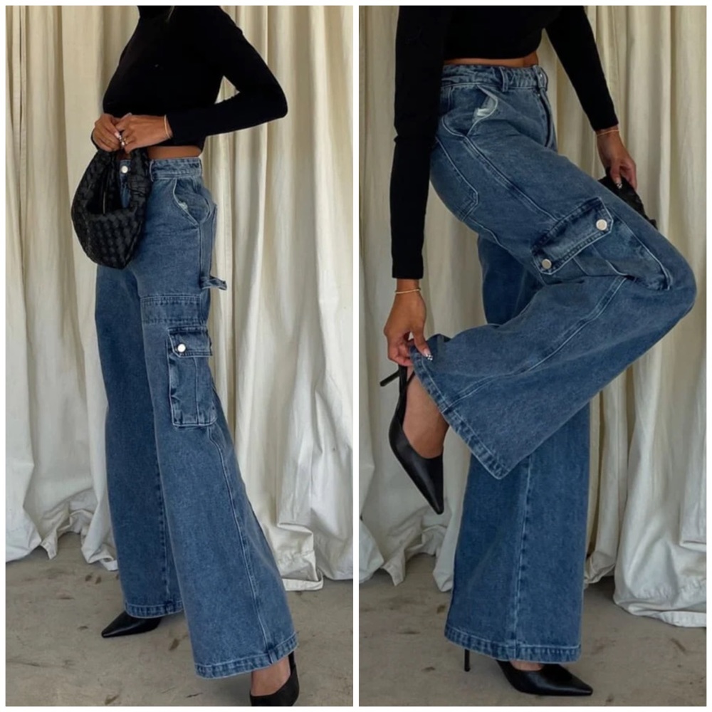 RUMORED Monroe Jeans Cargo Pockets Size XS